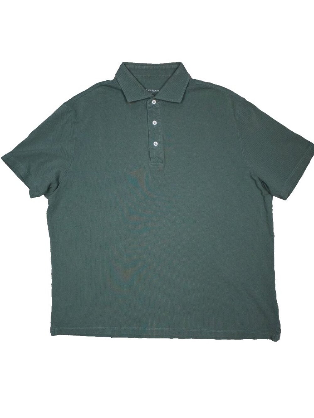 Spier & Mackay Polo Shirt Pique Cotton Green Short Sleeve XXL